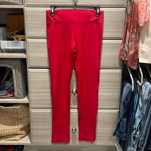 BCBG red leggings